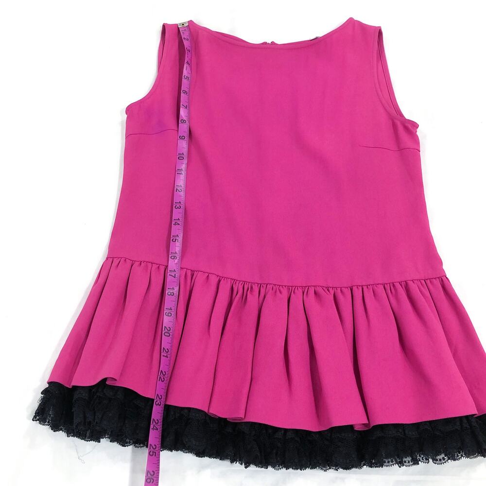 Red Valentino Pink Peplum Crinoline Blouse - Picture 12 of 14
